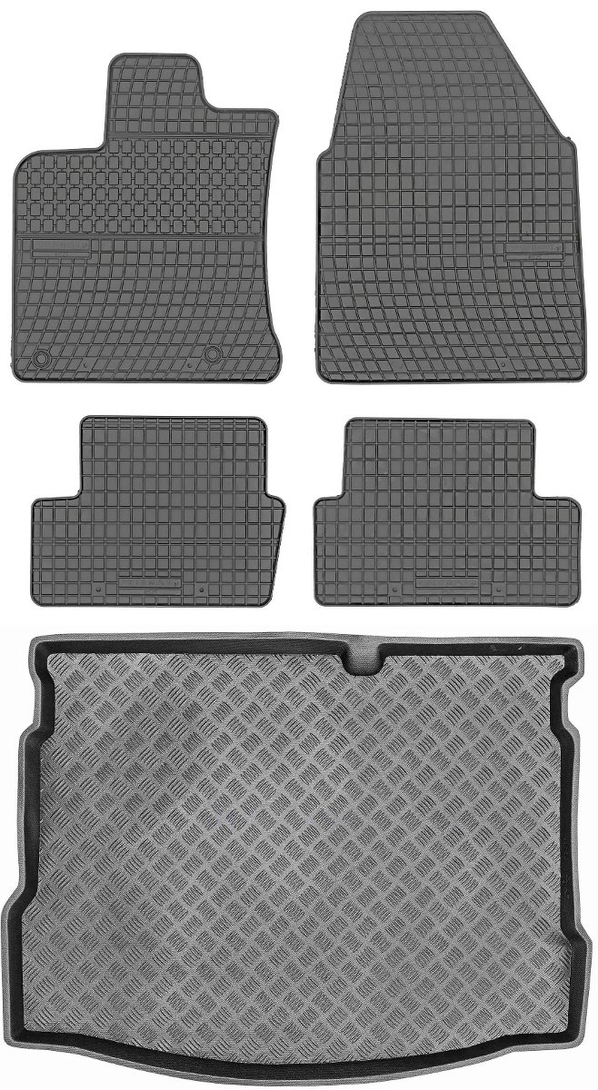 Nissan Qashqai Crossover od 2007-2013r. Bagażnik MIX-PLAST 35002 + Dywaniki PRISMAT 1525