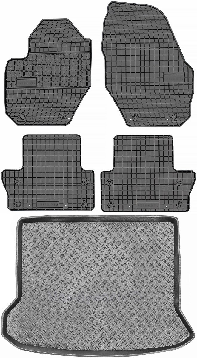 Volvo XC60 I SUV od 2008-2017r. Bagażnik MIX-PLAST 31012 + Dywaniki PRISMAT 1446