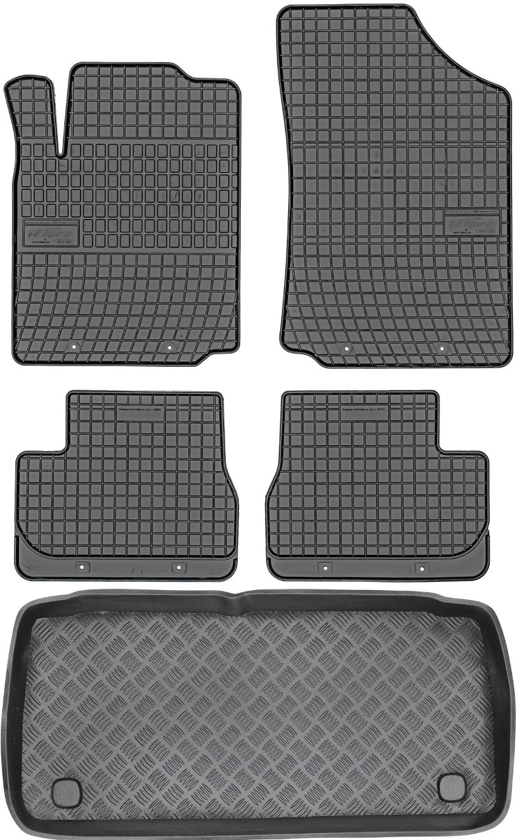 Citroen C2 I Hatchback od 2003-2009r. Bagażnik MIX-PLAST 13013 + Dywaniki FROGUM 545972