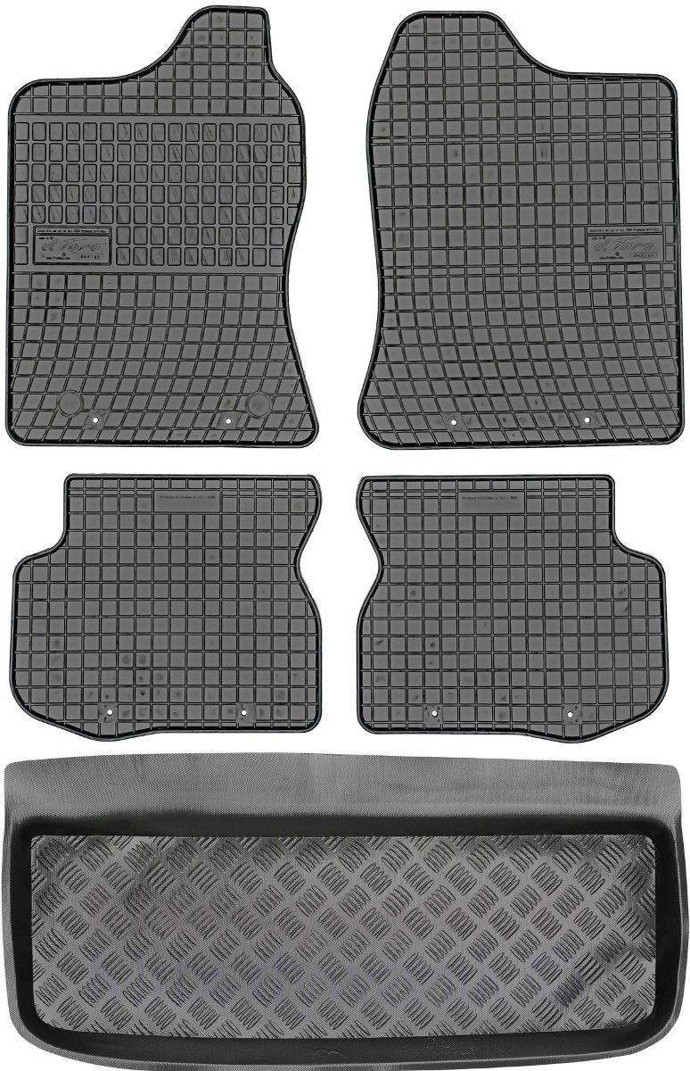 Suzuki Jimny III SUV od 1998-2018r. Bagażnik MIX-PLAST 29018 + Dywaniki FROGUM 0604