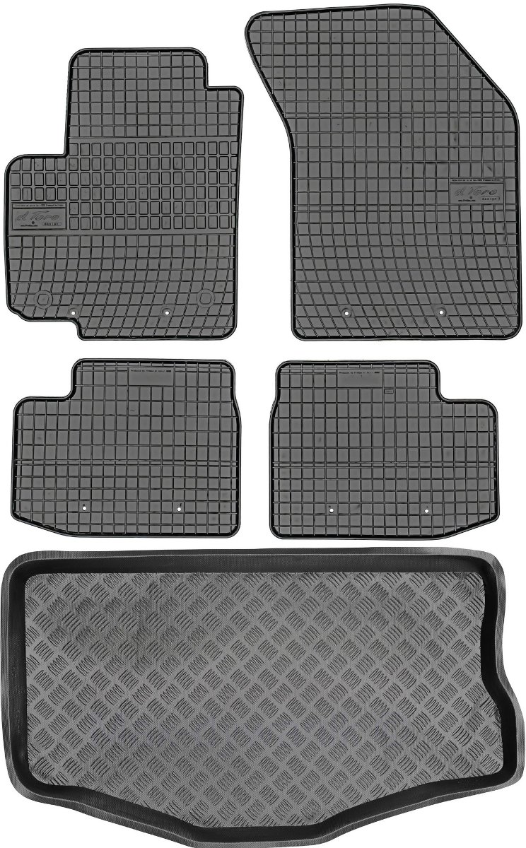 Suzuki Swift II Hatchback od 2005-2008r. Bagażnik MIX-PLAST 29006 + Dywaniki FROGUM 0600
