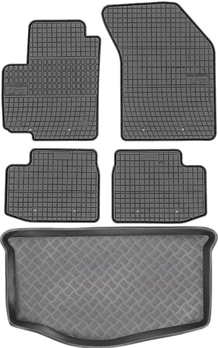 Suzuki Swift III Hatchback od 2010-2017r. Bagażnik MIX-PLAST 29013 + Dywaniki FROGUM 0600