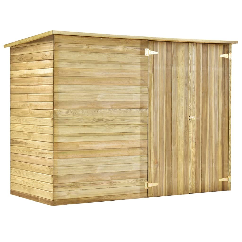 vidaXL Ogrodowa szopa na rowery 232x110x170 cm impregnowana sosna 3059875