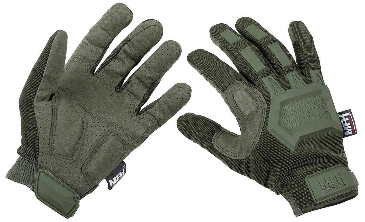 Rękawice taktyczne Action Zielone Olive