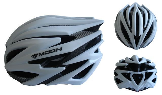 Kask rowerowy rozmiar M (55-58 cm) - srebrny