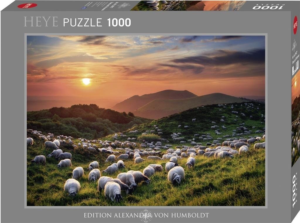 Heye Puzzle 1000 Owce i wulkany -
