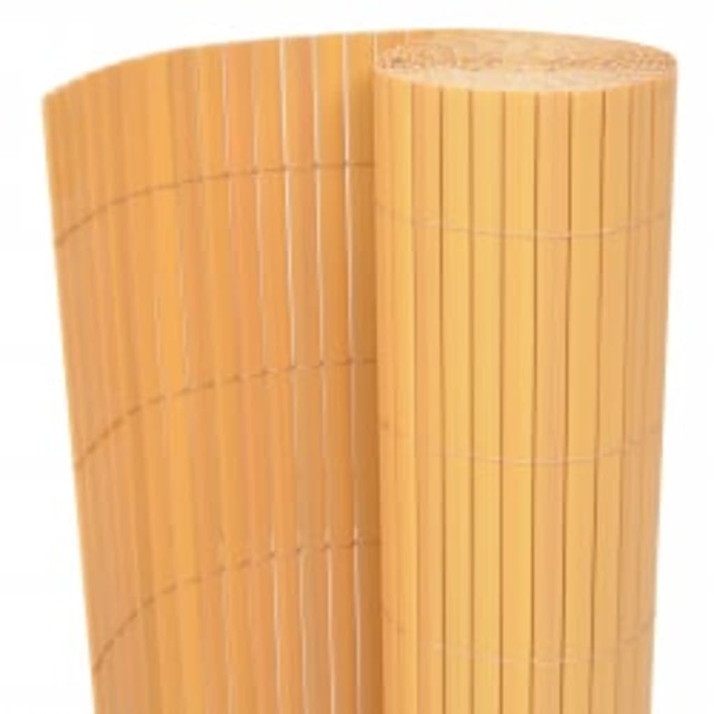 Vidaxl shumee dwustronne 90 x 400 cm żółte