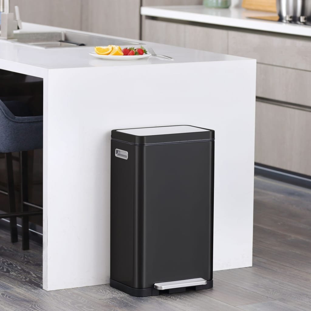 Vepa Bins EKO Kosz na śmieci z pedałem X-Cube, 30 L, czarny