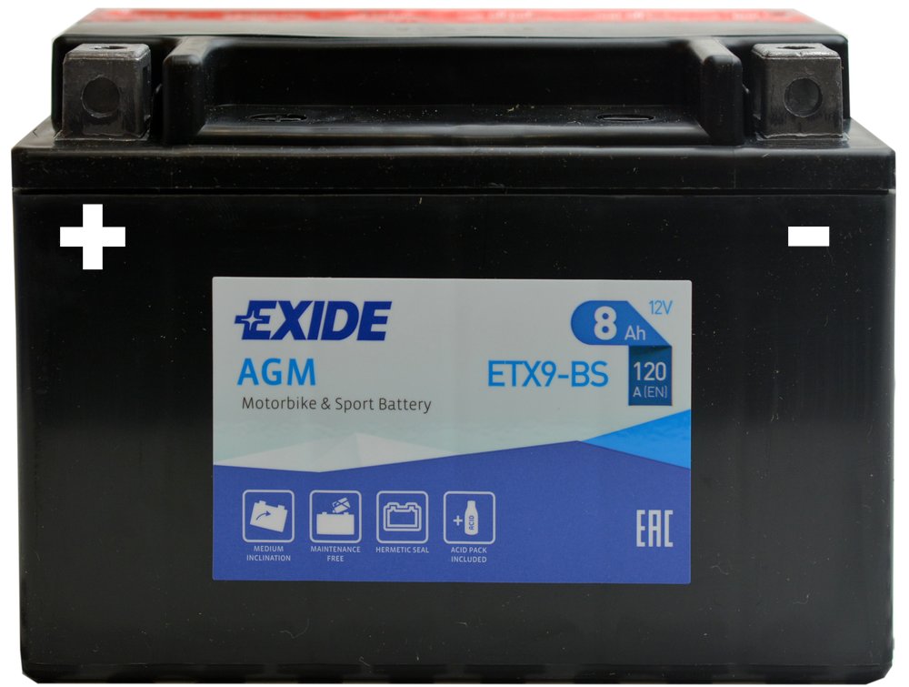 EXIDE ETX9-BS