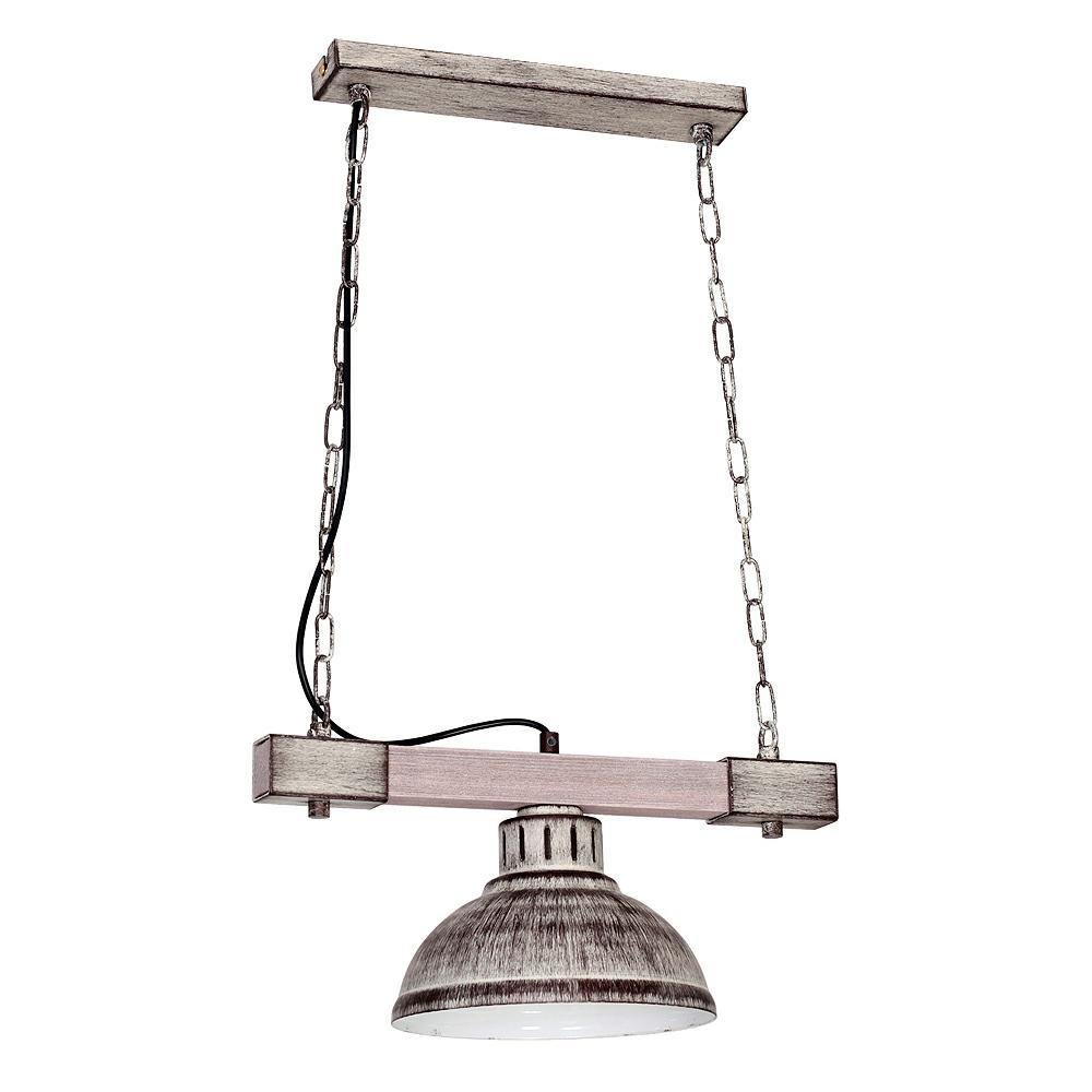 Luminex Lampa wisząca HAKON 1xE27/60W/230V szara
