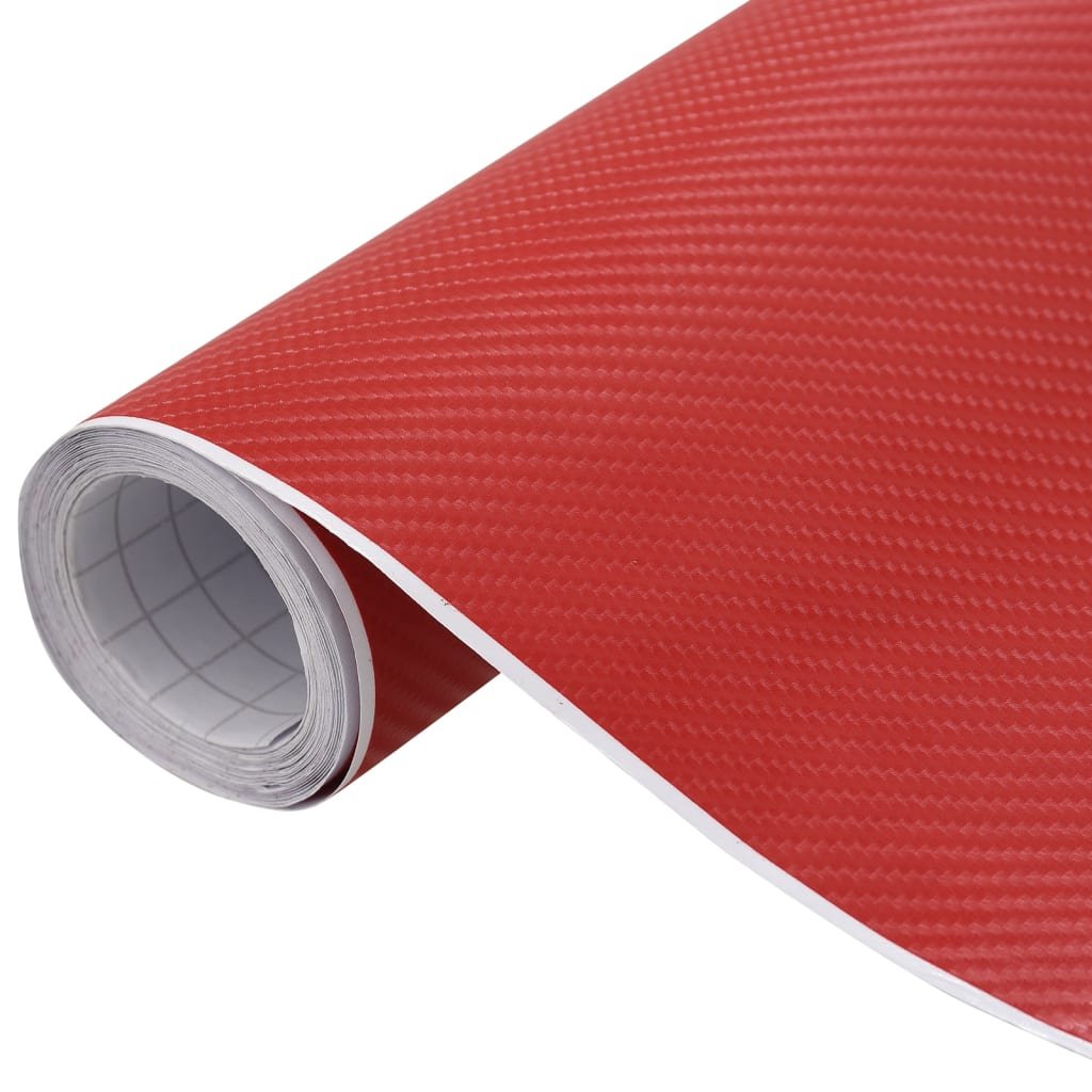shumee Folie samochodowe 4D 2 szt. czerwone 100x150 cm