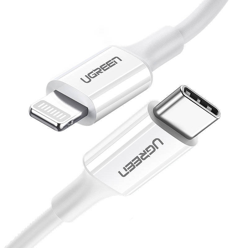 UGREEN kabel przewód MFi USB Typ C - Lightning 3A 2m biały (US171) 60749