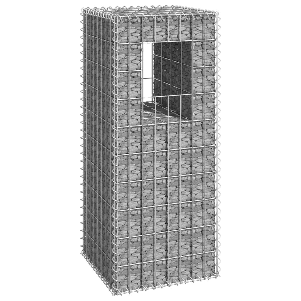 vidaxl Słupek gabionowy, 40x40x100 cm, żelazo! 151260