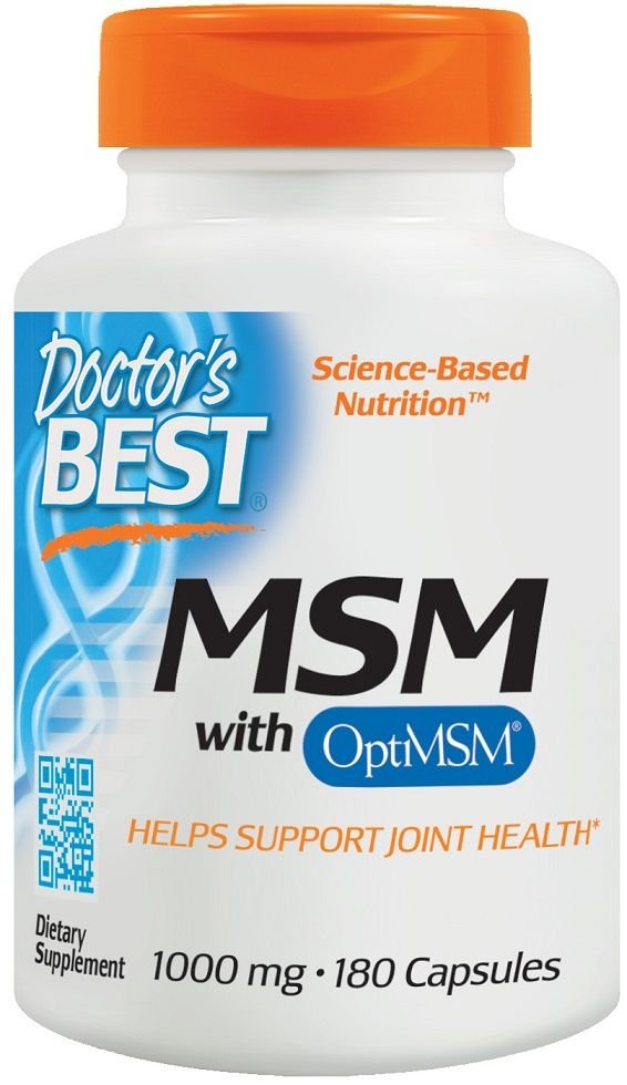 MSM 1000 mg 180 kapsułek Vegan Doctor's Best