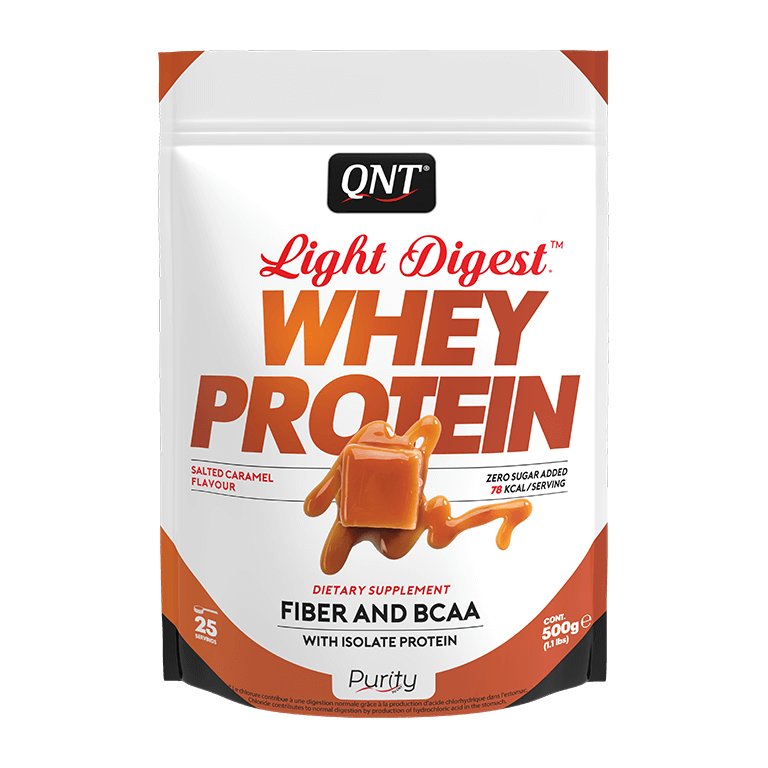 QNT - Light Digest Whey Protein - 500 g słony karmel