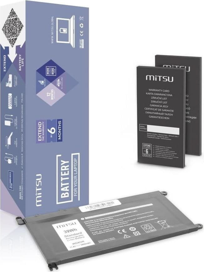 Bateria Mitsu Dell Vostro 14 Inspiron 15 (BC/DE-17H)