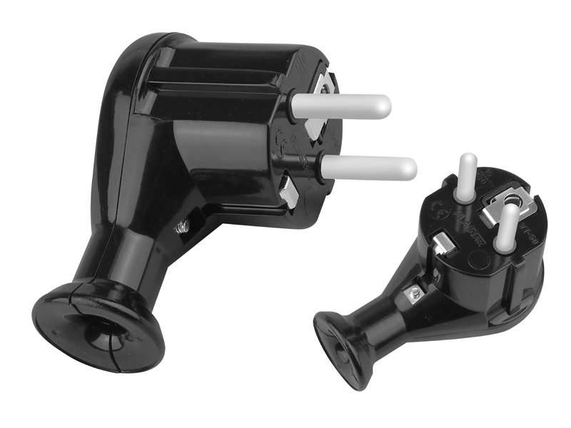 Wtyczka kątowa rozbieralna WT-50 Uni-Schuko 16A cz