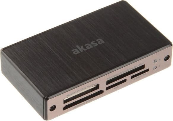 Czytnik Akasa zewn, kart pamięci - USB 3.0 (AK-CR-06BK)