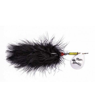 Błystki Mepps Giant Marabou Mepps Giant Marabou srebrny/czarny 40 g