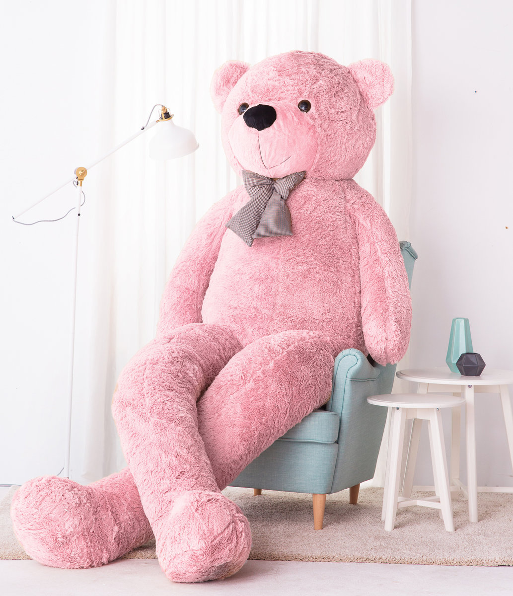 Miś Gustaw, Miś Classico, różowy, 300 cm