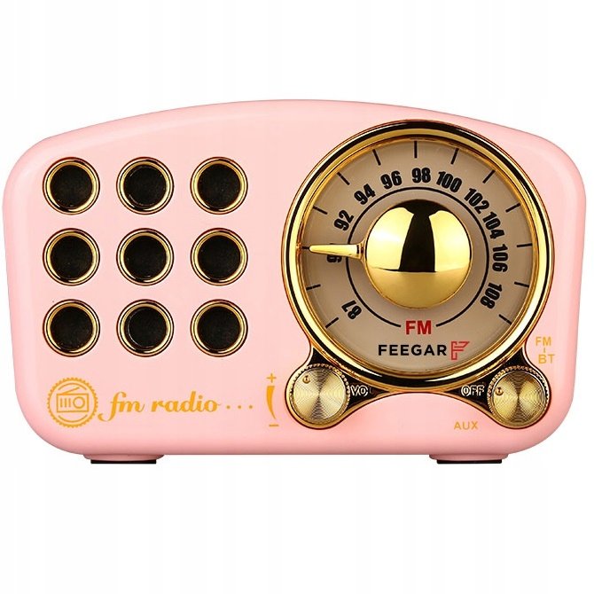 Фото - Аудіосистема Feegar Radio   Retro Radio Kuchenne Bt 4.2 Vintage Aux 