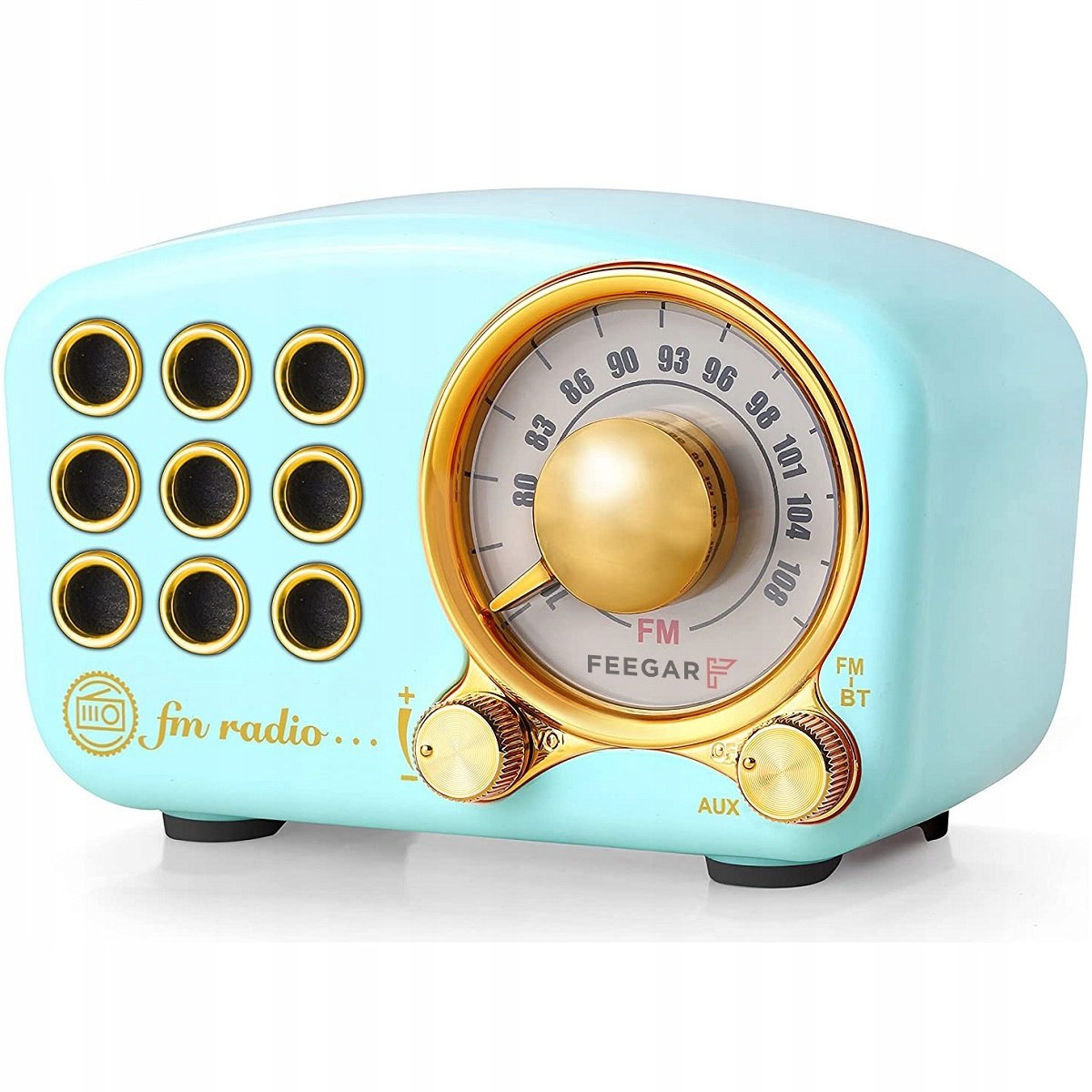 Фото - Радіоприймач / годинник Feegar Radio   Retro Radio Kuchenne Bluetooth 4.2 Vintage 