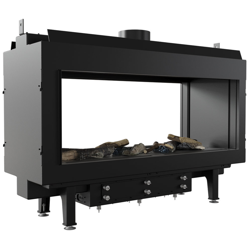 Kominek gazowy LEO 100 tunel propan ∅ 100/150 8,2 kW