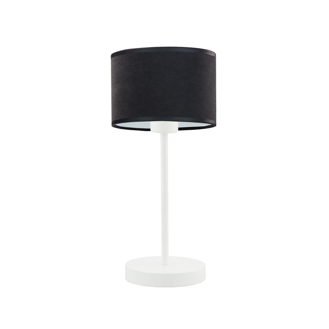 Welurowa Lampka Nocna Nicea Velur, Czarny