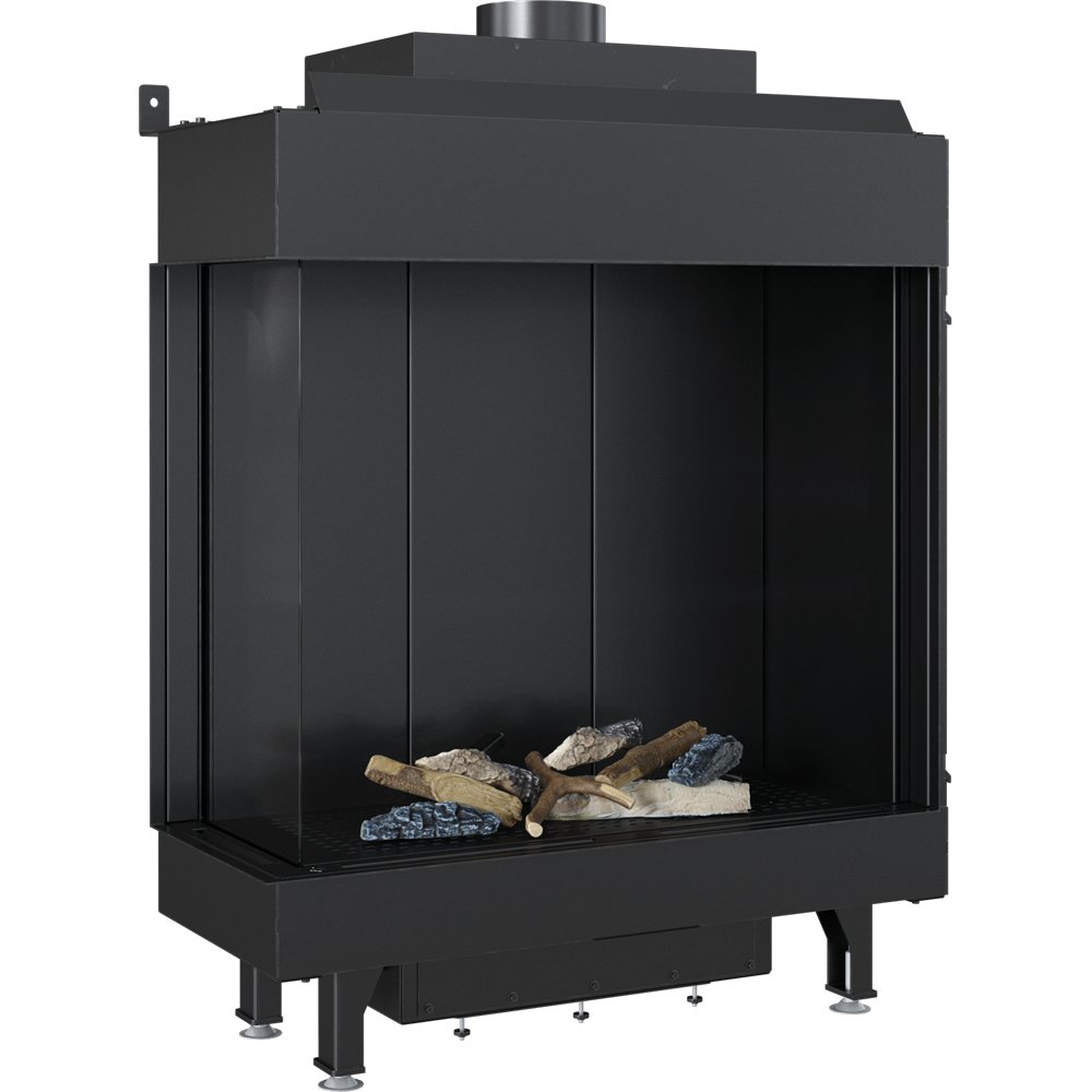 Kominek Gazowy Leo 76 / 62 Lewy Gaz Ziemny (Ng) ∅ 100/150 8,6 Kw