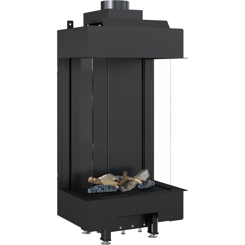 Kominek Gazowy Leo 45 / 68 Lewy Prawy Gaz Ziemny (Ng) ∅ 100/150 5,8 Kw