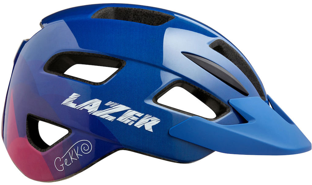 Kask Rowerowy Dziecięcy Lazer Gekko (50-56Cm) Niebiesko-Różowy