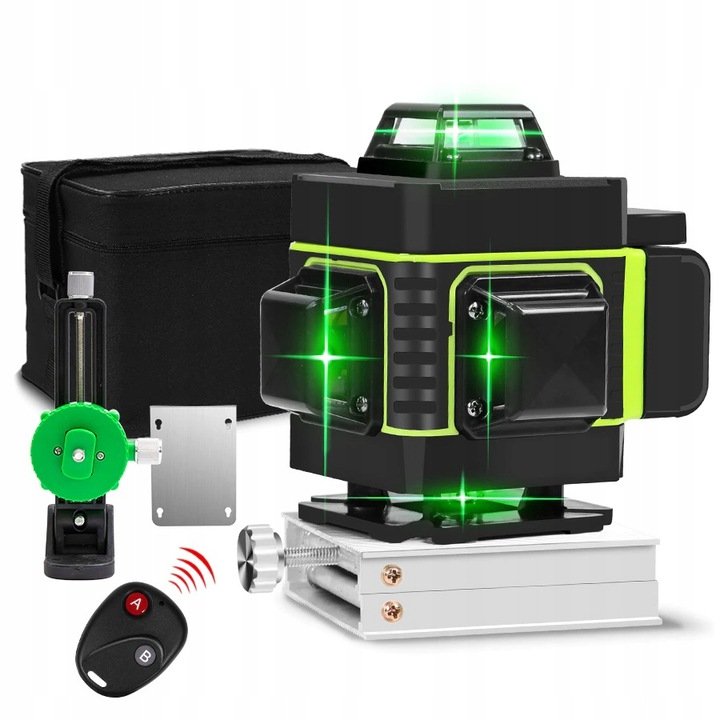 POZIOMICA LASEROWA 360° LASER KRZYŻOWY 4D
