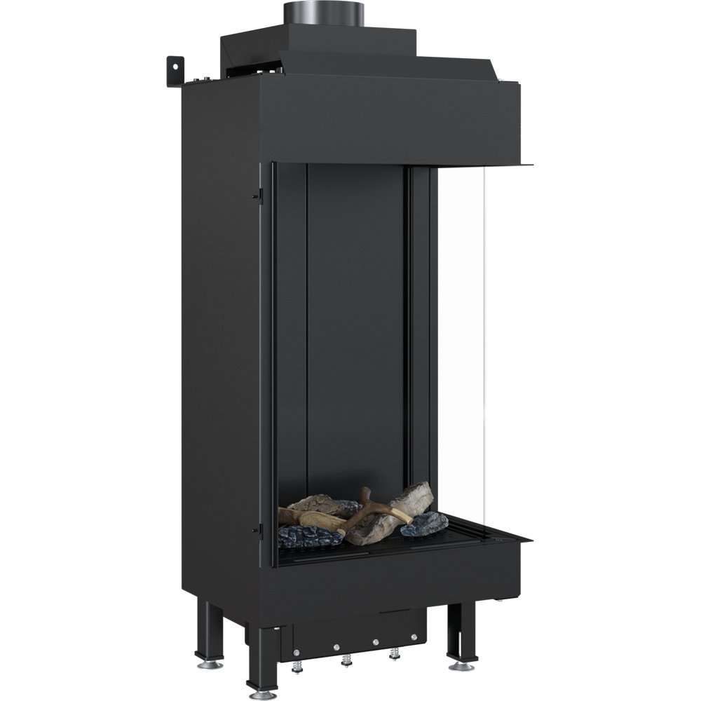 Kominek gazowy LEO 45 / 68 prawy propan ∅ 100/150 3,8 kW