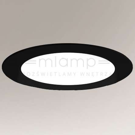 Shilo łazienkowa oprawa sufitowa LED Tottori IL 10W 1000lm 3000K czarna wpuszczana IP44 8058