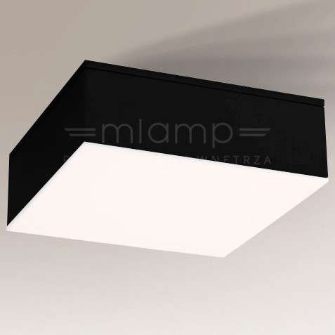 Shilo plafon łazienkowy LED Tottori IL 10W 1000lm 3000K czarny IP44 8057