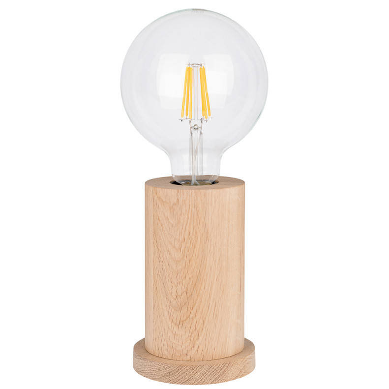 SpotLight 7391174 - Lampa stołowa TASSE 1xE27/25W/230V dąb