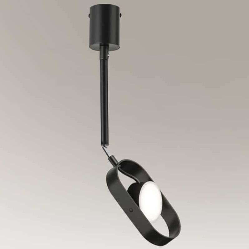 Shilo plafon LED Furoku 4,5W 430lm 3000K 36cm przegub czarny 7890