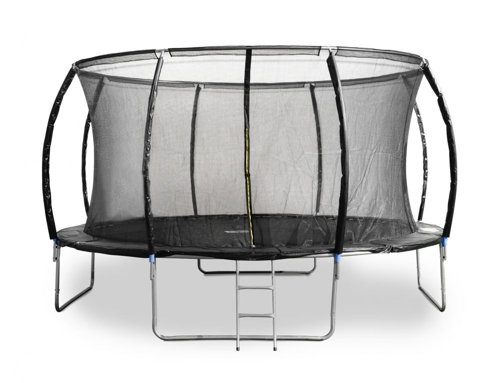 Trampolina G21 z siatką SpaceJump, 430 cm