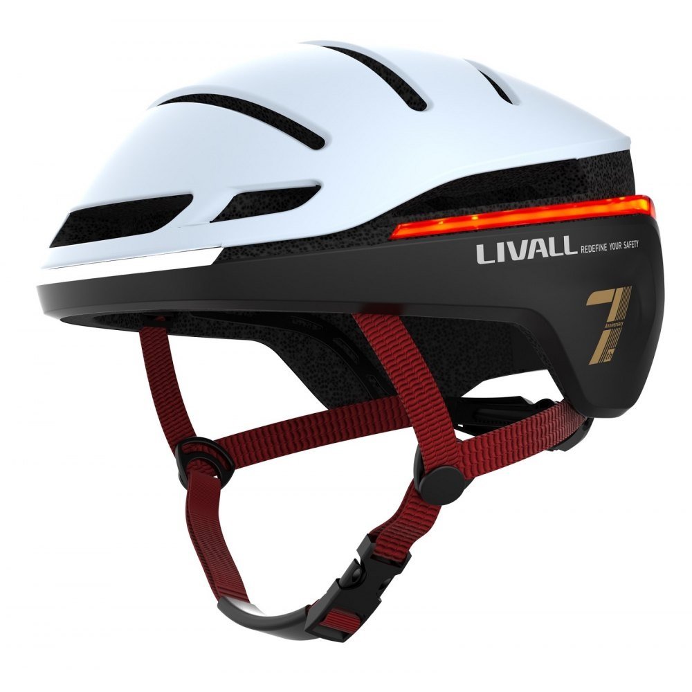 Livall EVO21 Helmet, biały M | 54-58cm 2022 Kaski szosowe