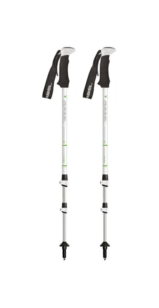 GABEL Kije trekkingowe damskie MONT BLANC FL 4.0 white