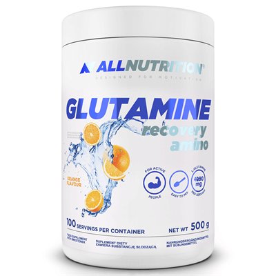 SFD Allnutrition Glutamine Recovery Amino cytrynowy 500g