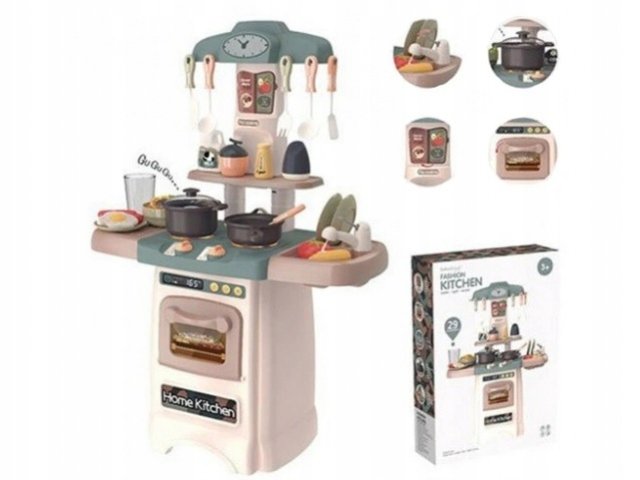 Kuchnia Dla Dzieci Kran Para Palniki + 29Akcesoria