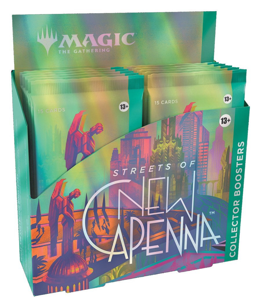 Karty kolekcjonerskie magic the gathering streets of new capenna collector booster display (12)