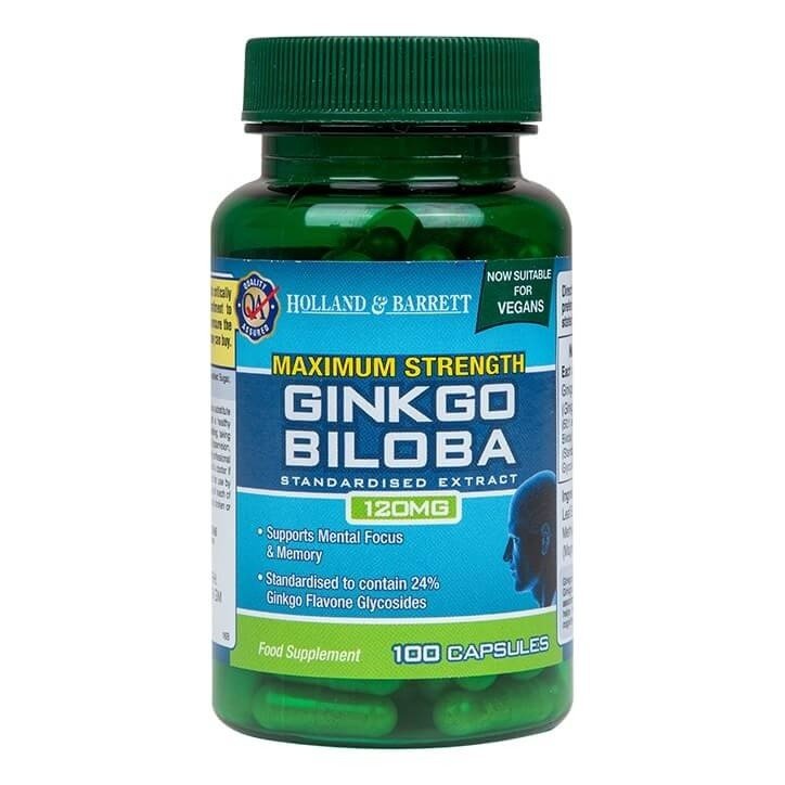 Holland & Barrett Maximum Strength  Ginkgo Biloba 120 mg (100 kaps.)