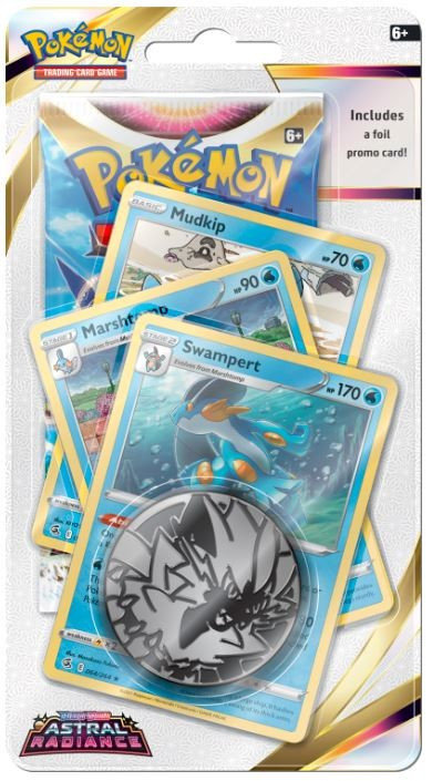 Karty Astral Radiance Premium Checklane Blister Swampert