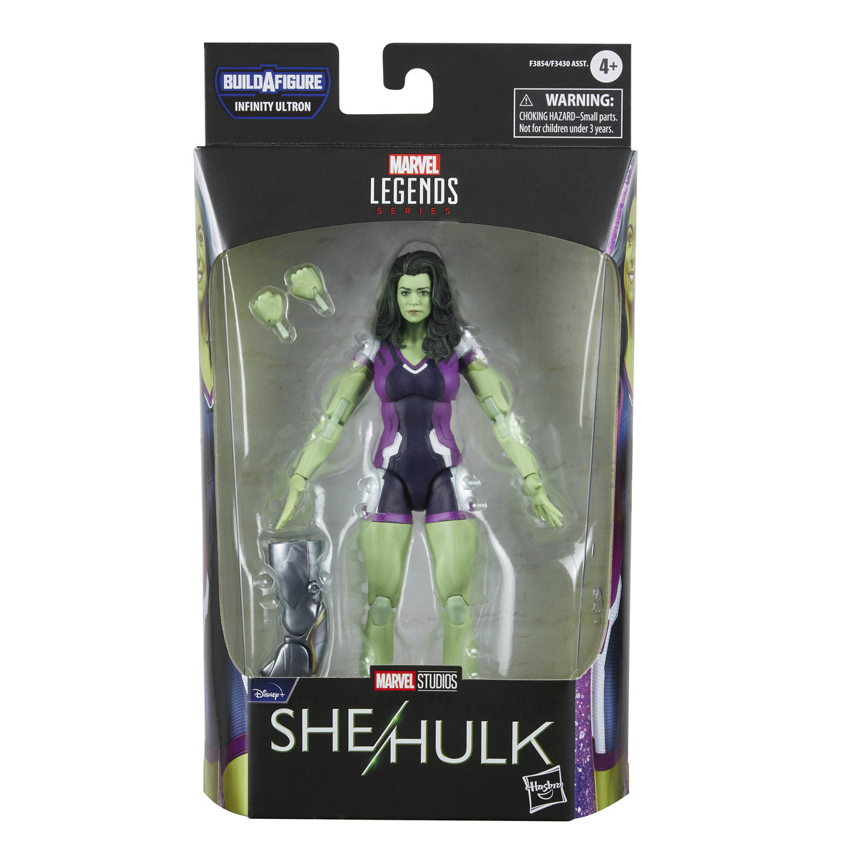 Hasbro, Marvel, figurka kolekcjonerska Avengers Legends, She-Hulk, BAF Infinity Ultron, 15 cm