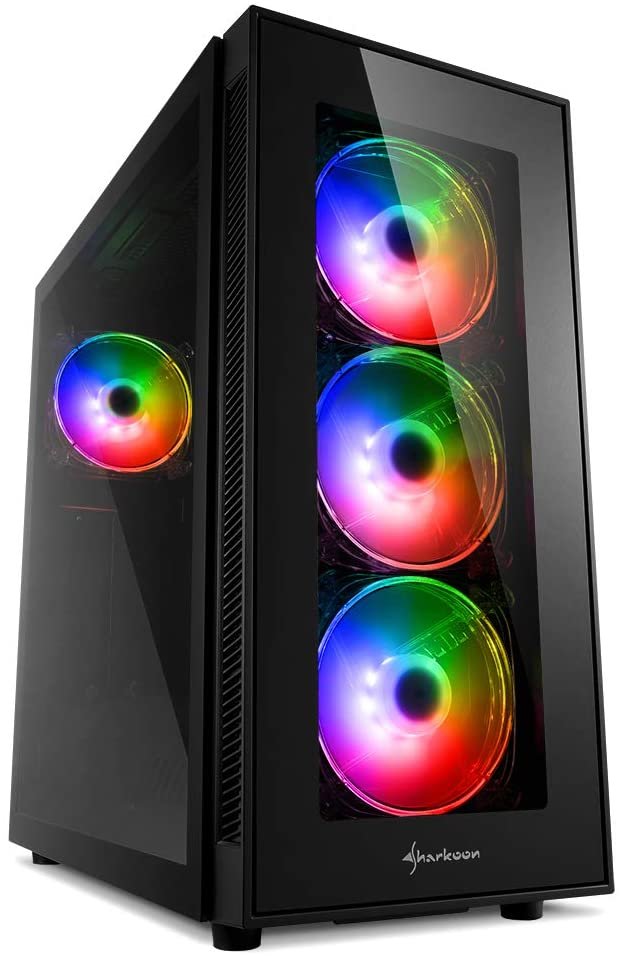 Sharkoon TG5 PRO RGB, tower case (black)