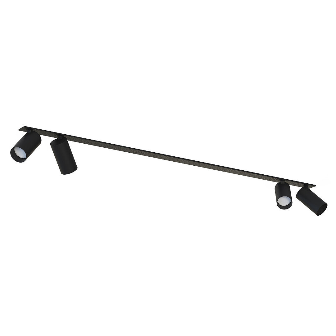 Nowodvorski Lampa punktowa podtynkowa MONO SURFACE IV szer. 118cm GU10 czarny 7836