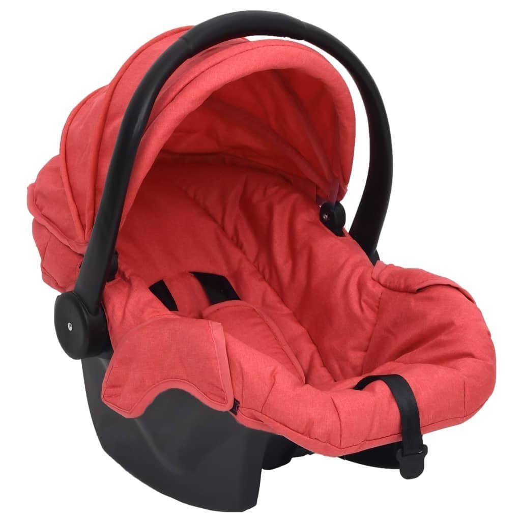 Fotelik niemowlęcy do samochodu czerwony 42x65x57 cm