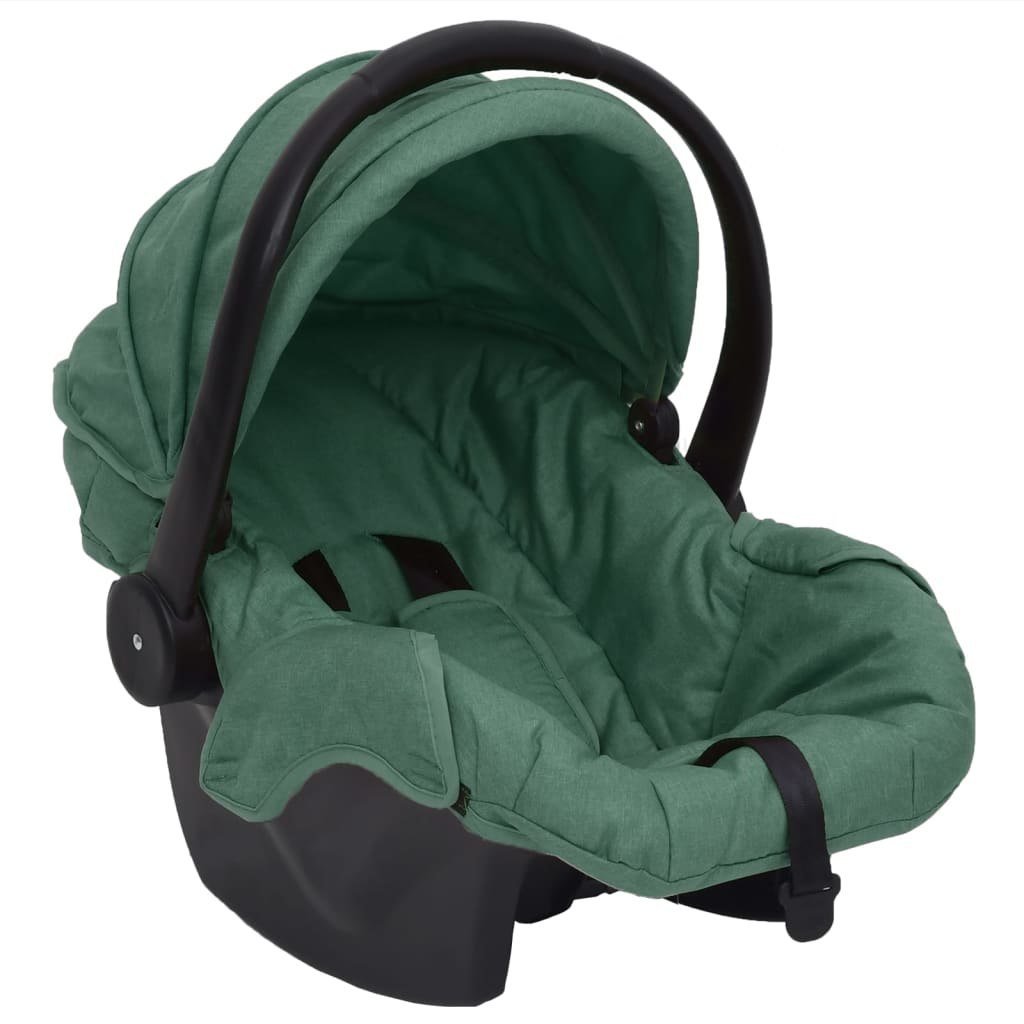 Fotelik niemowlęcy do samochodu zielony 42x65x57 cm